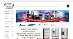 Desktop Screenshot of camdenappliance.com